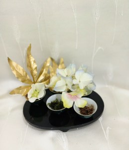 Ev dekorasyonuS.alon çiçeği.Ev aksesuarı. Bohem çiçek.İkebana stili yapay çiçek tasarımı