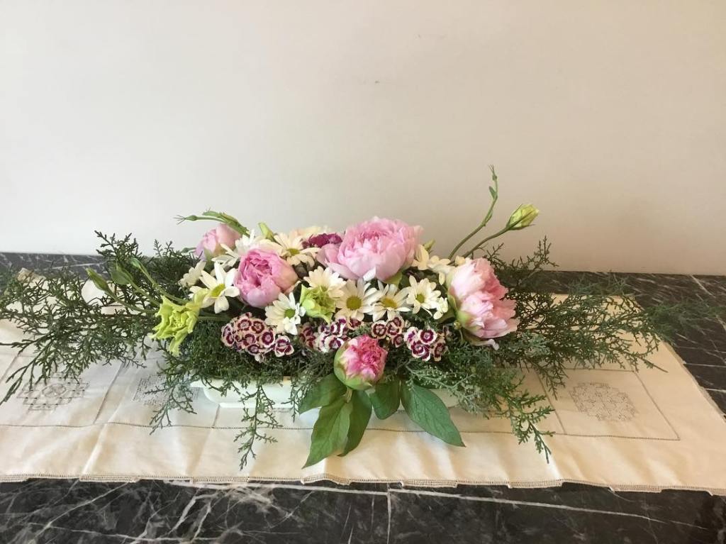 Masa ortası ikebanası Nurçin 2014 İstanbul